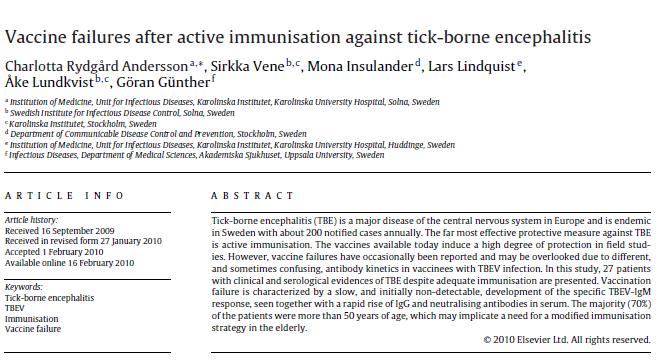 Studie vaccinationsgenombrott 70 % över 50 år Fall av immunsuppression Annan