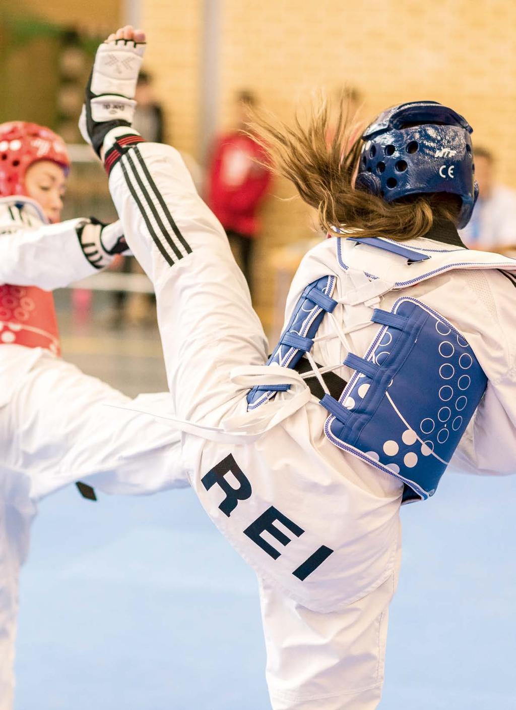 från centrumhäng till silver och guld REI Kampsport arrangerade under en helg 216 Svenska cupen i taekwondo. Det vill säga en turnering där landets bästa utövare möts.