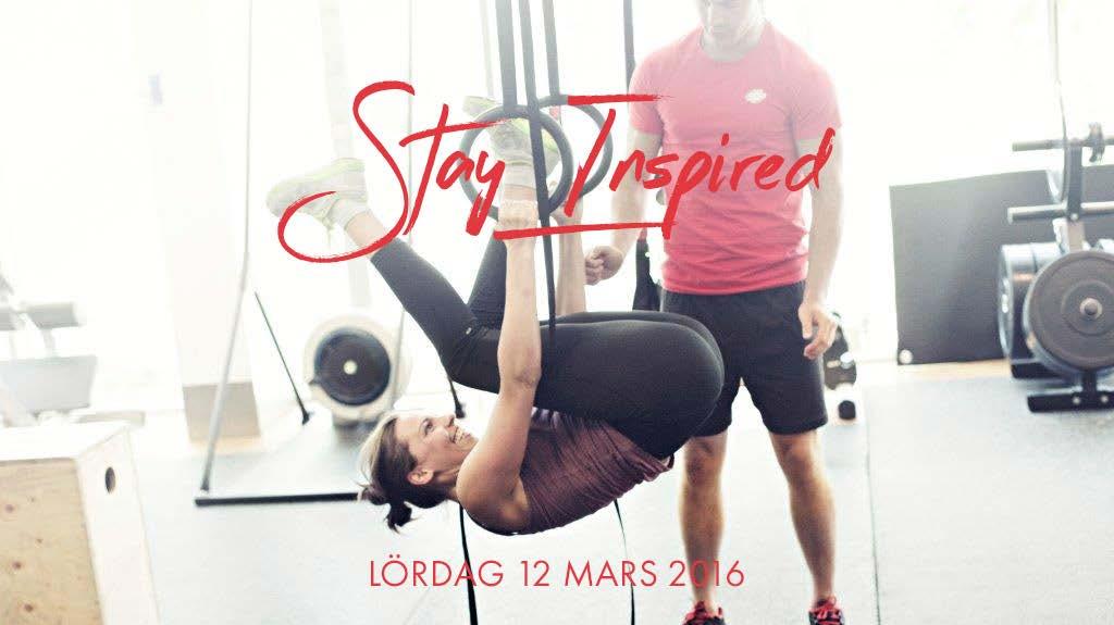 STAY INSPIRED - vår egna inspirationsdag Inspirationsdagen fick en uppfräschning med nytt namn, egen logga, egen websida, nya bokningsrutiner och inbjudan till fler Friskis&Svettis-föreningar i