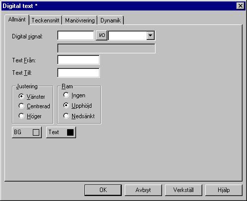 6.3 Adressering av digitala signaler Digitala signaler adresseras genom att man anger aktuell bit i aktuell byte, t ex I50.3 vilket medför att bit 3 i minnesbyte 50 adresseras.