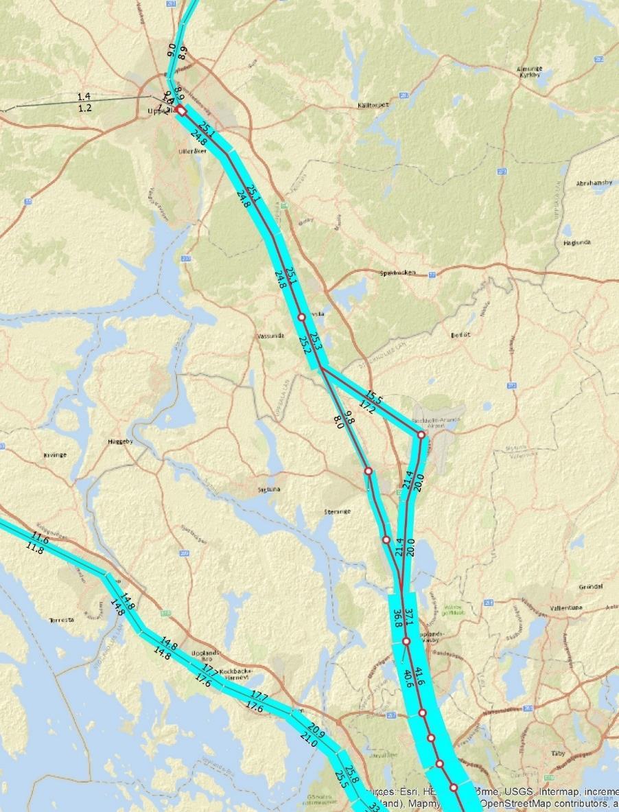 67 (118) Vad säger Trafikverkets basprognos för 2040? Trafikverket tar årligen fram prognoser för gods- och persontransporter inom väg, järnväg, sjöfart och luftfart.