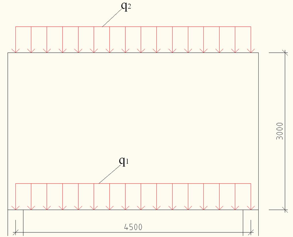 3.5 Beräkningsgång av väggskiva 1 med handberäkning Väggskiva enligt igur 10 ska beräknas. Figur 10. Väggskiva 1.