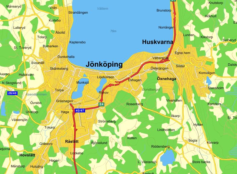 Utmaningar för cykel i Jönköping Stor