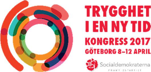 Socialdemokraternas 39:e ordinarie partikongress, 8-12 april 2017 FÖRSLAG TILL ARBETSORDNING Lördagen den 8 april tema: Framtidspartiet 14.