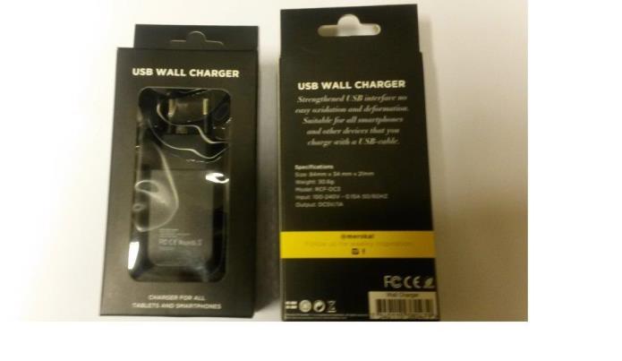 Överlåtelse av ansvar för EMC anmärkning MSKL Wall Charger - USB-laddare MSKL, Merskal