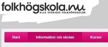 Information om skolan: Under fliken Information om skolan gör du alla uppdateringar som rör skolan (adress, er profil mm).