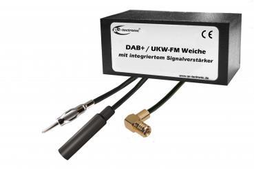 G4 ANTENNSPLITTER G4 1702100 Inngång: DAB / DAB + mottagning via den originala båtens passive antenn fra G-4 Utgång: ISO antenn utgång för FM SMB antenn