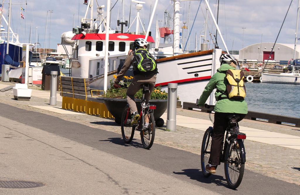 Inledning 07 Goda förutsättningar Varberg har bra möjligheter att utvecklas som cykelkommun.