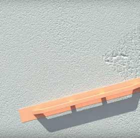 Grovputsning med Therm 342 Fasadbruk Therm 342 Fasadbruk påförs tidigast tre dygn efter att putsning med Therm 340 Underlagsbruk slutförts. Förfukta grundningen vid varm och torr väderlek.