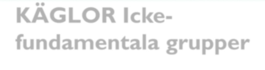 KÄGLOR Ickefundamentala grupper Serie (min.3) små cirklar med en kägla Fria rotationer av 1 eller 2 käglor på en del av kroppen eller på golvet Knackar (min.