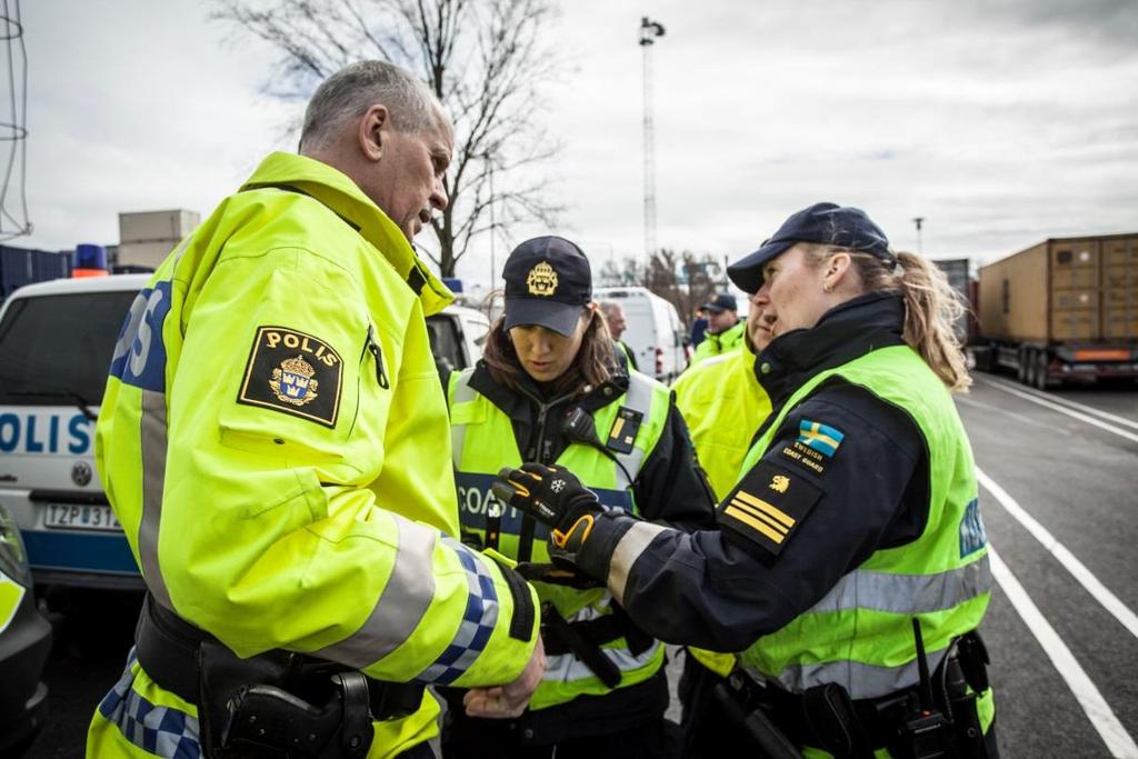 Samverkan med Tullverket och Polisen i Göteborgs hamn. 5.2.