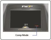 Förstå batteriindikatorn: Batteriindikatorn på FW7s är likvärdig med bränslemätaren till en bil F (full), ½ (halv full) & E (tom).