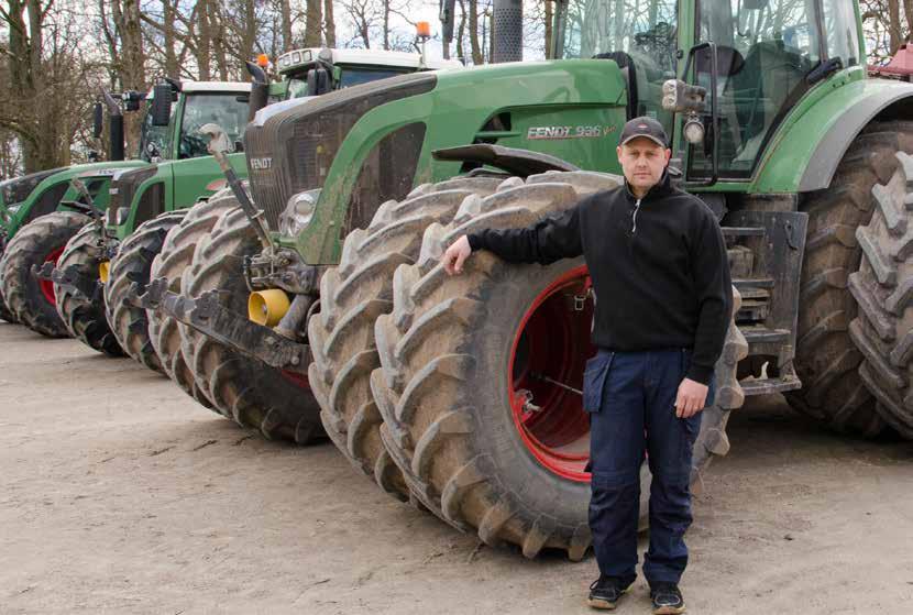 Ökad driftsäkerhet med serviceavtal Driftsbolaget Uveredsfors AB har tecknat serviceavtal för såväl sina tre Fendt-traktorer 936, 820 och 724 som för tröskan, en Claas Lexion 780 med 40 fots skärbord.