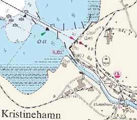 11 Nr 34 Vänern och Trollhätte kanal / Lake Vänern * 2087 Sjökort/Chart: 132 Sverige. Vänern och Trollhätte kanal. Kristinehamn. Inre hamnen. Minskat djup.