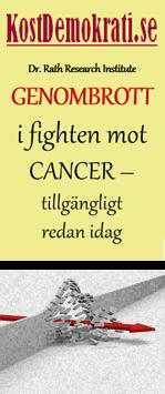 >>> Bota cancer för mindre än 500 kronor per månad (?), utan biverkningar. Idag!