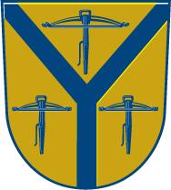 KOMMUNVAPEN Vapnet för Emmaboda kommun har i grundoriginalet två färger, guld och blått, och är fastställt av Riksheraldikern. I vårt dagliga arbete använder vi det förenklade blå/vita kommunvapnet.