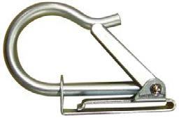 9335 Verktygskrok 9348 Krok i aluminium att fästa i bälte för att hänga på tyngre verktyg.