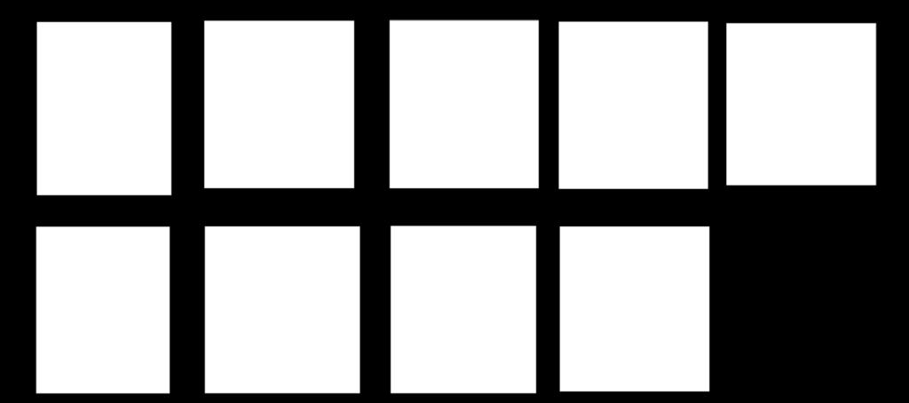 Figur 5: Samlade bilder från den andra ritutmaningen Tredje ritutmaningen Denna tredje ritutmaning sker utan några inledande förberedelser eller introduktioner.