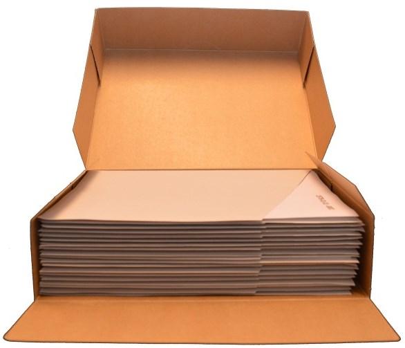 När du har rätt storlek på arkivboxen i höjd och bredd, kommer den tredje dimensionen in d v s boxens djup och mängden handlingar som får plats i boxen.