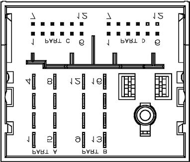 PIN-lista Enheten har stöd för line-out (D10, D11 och D12) med 2 V_eff uteffekt. Utgången är konfigurerad som stereo, med en linjär frekvensrespons.