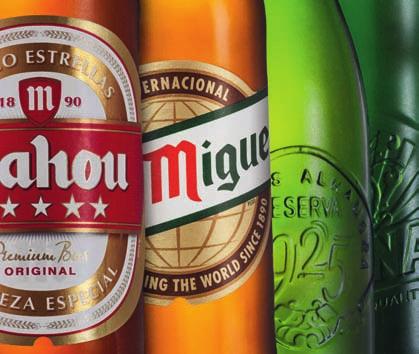 Det är ledande i Spanien med nästan hälften av all ölförsäljning.