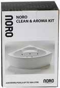 NORO STAR (sid 125) 495 675 TILLBEHÖR NORO Clean & Aroma kit innehållande 2 stycken klortabletter, desinficerings vätska (125 ml) och doftolja fur (250 ml), för att regelbundet rengöra och hålla