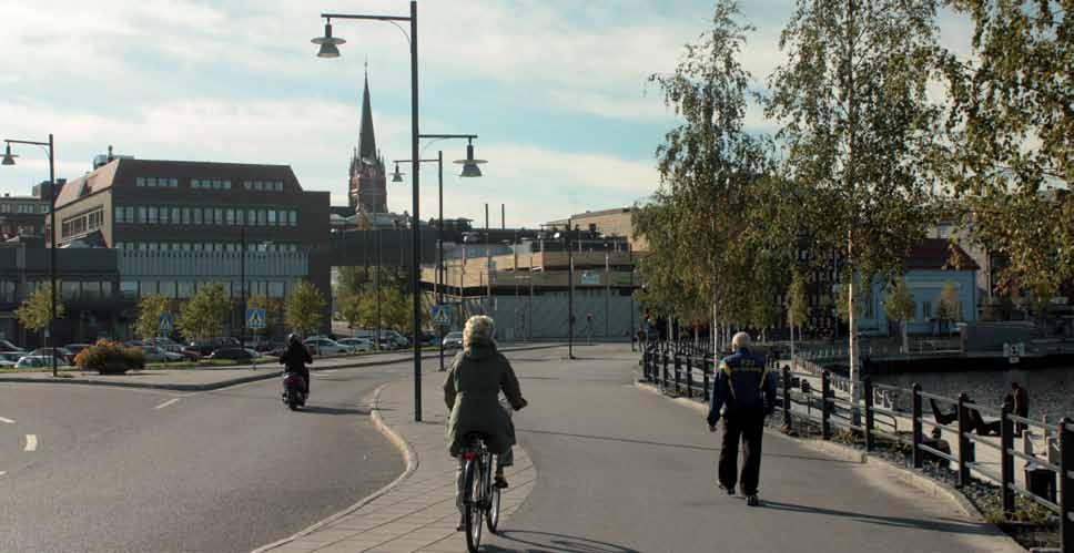 God livsmiljö Ett trafiksystem som varken påverkar vår hälsa eller miljö bidrar till att skapa en attraktiv stad.