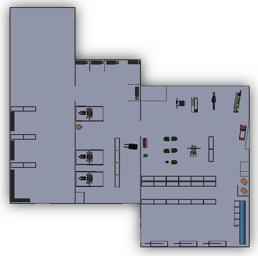 Resultat 5.1.2.1 Bedömning av layoutförslag B Enligt värderingsschemat, se bilaga 8, blev summan 100 poäng för layoutförslag B. Detta förslag utmärker sig inte på något positivt sätt.