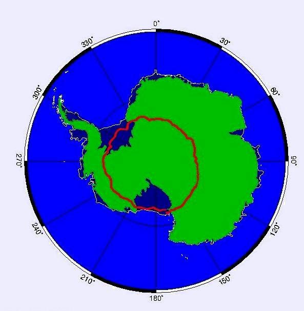 Antarktis. En rundflygning tar ca.