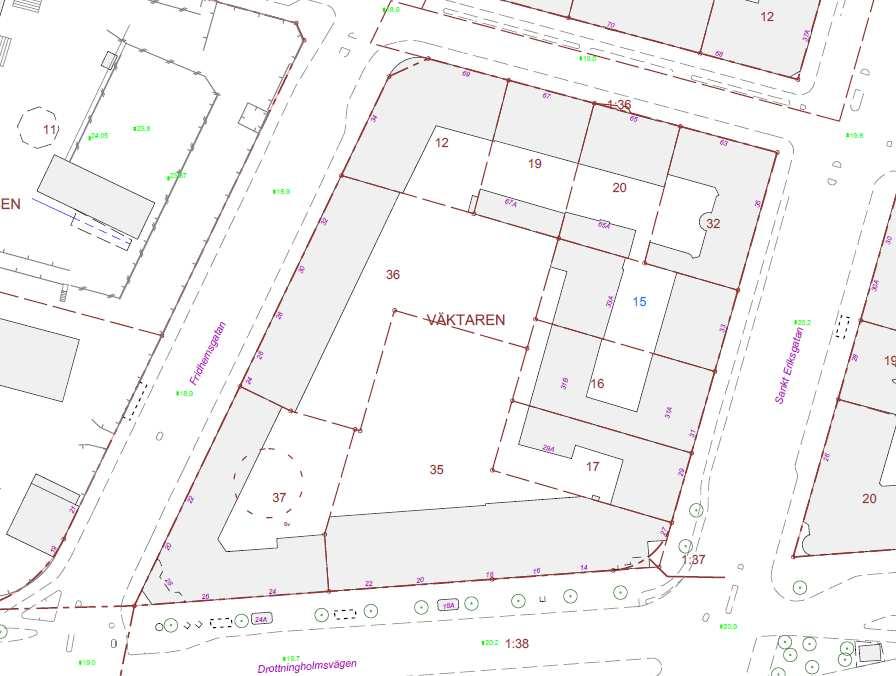 Sida 5 (90) Plandata Läge, areal, markägoförhållanden Planområdet ligger i stadsdelen Kungsholmen och omfattar 0,9 ha.