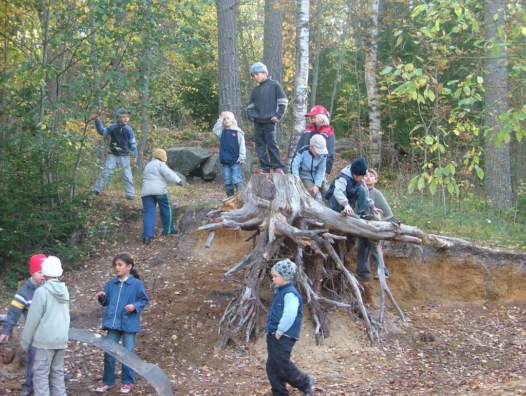 Närskogar - har betydelse för människors livsmiljö, lekmiljö och naturvistelse och har ofta lokalt