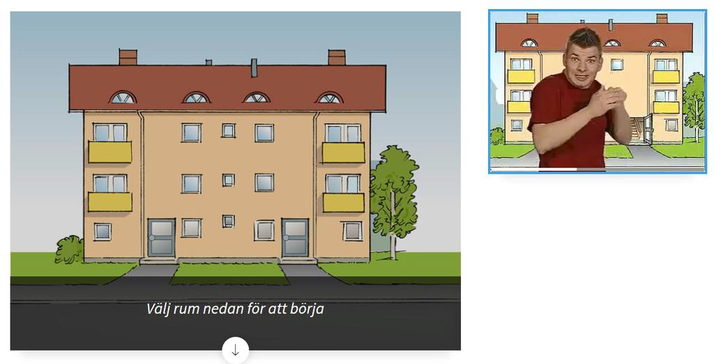 Mitt hem Detta läromedel är tänkt för dig som vill veta vad sakerna i ditt hem heter på teckenspråk. Målgrupp är nybörjare, SFI mm. Du kan välja mellan att arbeta med teckenspråk eller svenska.