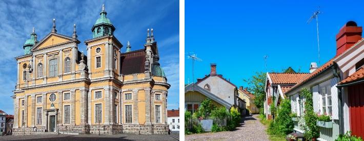 Kalmar stad Öland (23.6 km) Läget vid Kalmarsund och naturen längs kusten gör staden och omgivningarna mycket vackra.