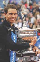 Španiel suverénne najlepší antukár tenisovej histórie Ďalšia Nadalova desiatka Rafael Nadal je suverénne najlepší antukár tenisovej histórie. Španielsky tenista o tom poskytuje stále nové dôkazy.