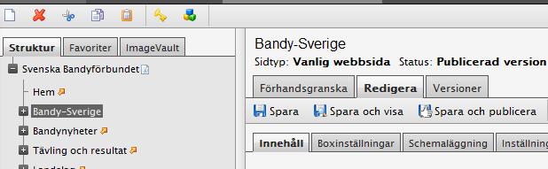 Film eller bildspel På vanlig webbsida, vanlig webbsida bred och nyhet kan ni lägga in en film istället för en