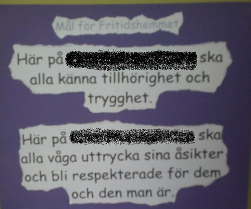 Kvalitet i fritidshem?
