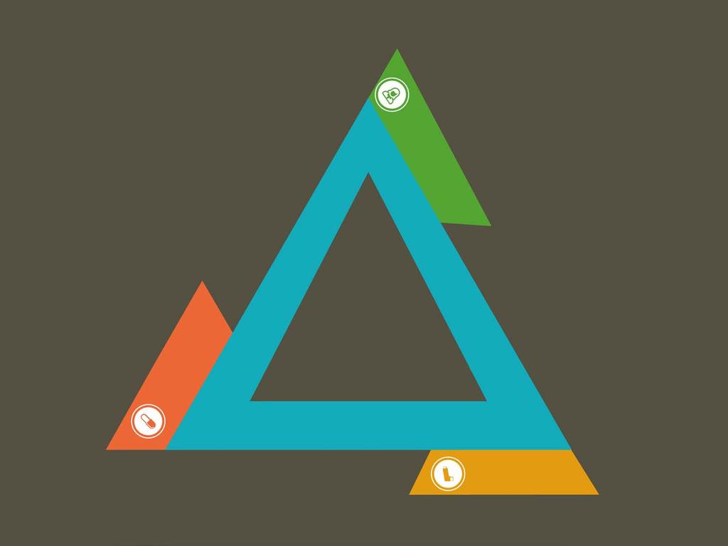 The inhaled therapy Triangle The important components