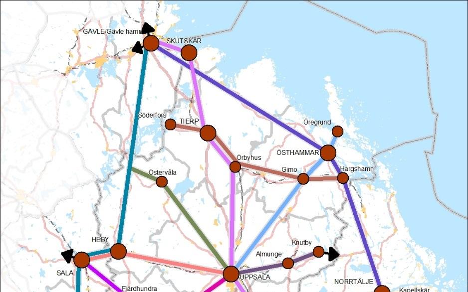 7 (26) för att skapa gynnsamma förutsättningar för ett ökat cyklande i Uppsala län.