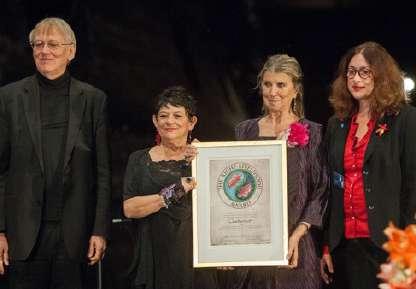 Engagemang i högaktuella teman prisades Ekobanken stöder sedan ett antal år Stiftelsen Right Livelihood Award Foundation.