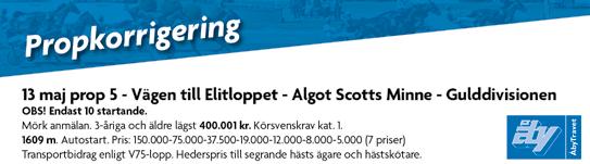 Melnder HB, Enköping hön M / - / n, Äg: tll T.Z.