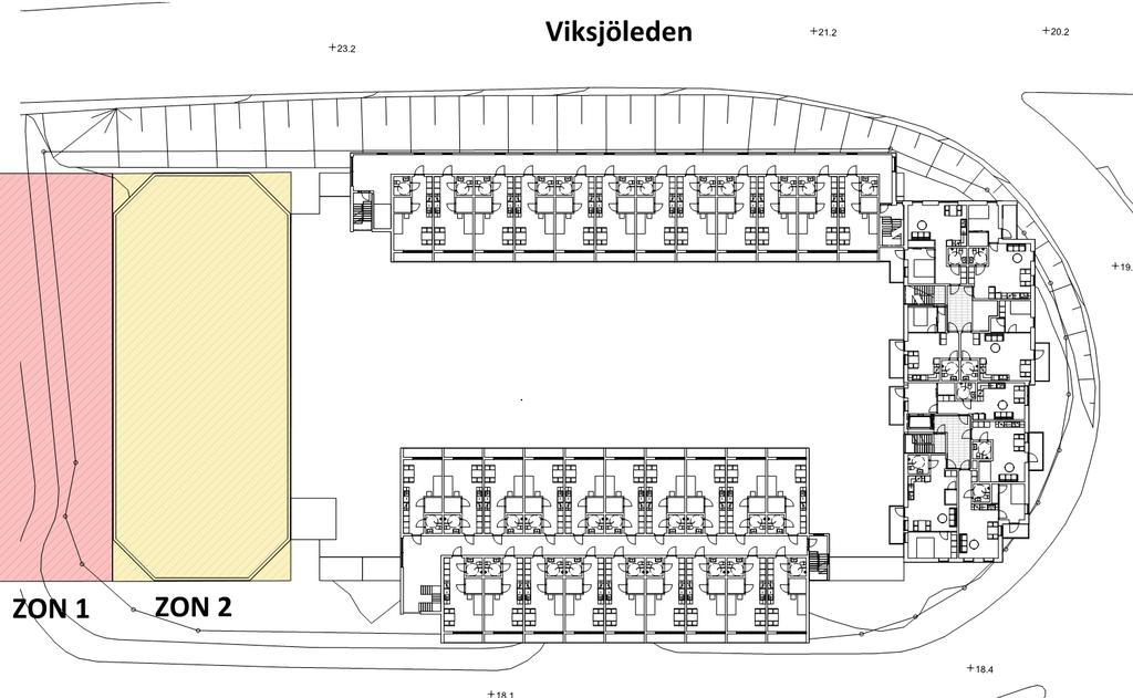 zoner med olika persontäthet för järnvägen. Figur 9.