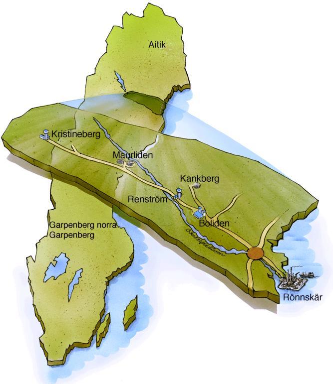 Företagspresentation huvudsakligen består av stålverk och tillverkare av kopparkomponenter. Företagets metaller transporteras med tåg, fartyg eller lastbil till de europeiska kunderna (ibid.). 4.