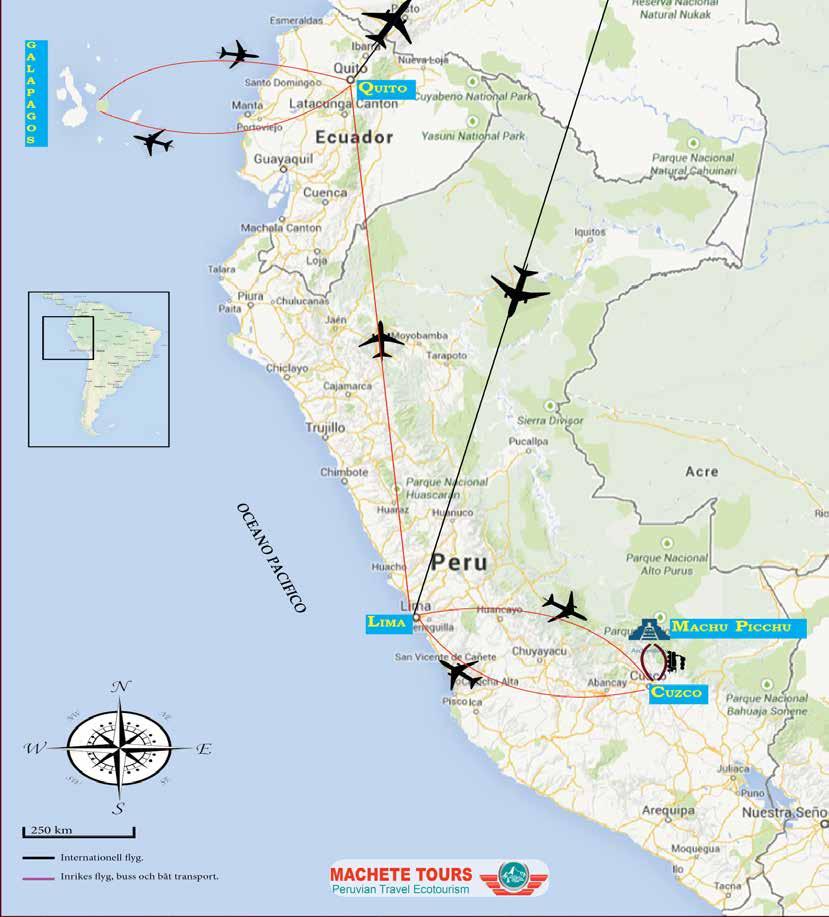 Program Dag 1: Skandinavien till Lima. Dag 2: Lima. Dag 3: Lima till Cuzco. Dag 4: Cuzco.