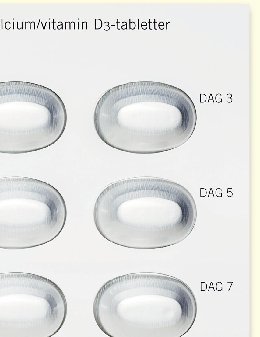 Tugga eller sug inte på tabletten.