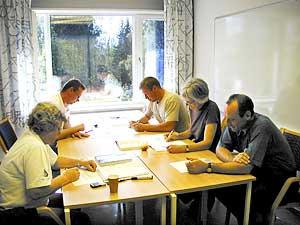 Gruppbaserad KBT-behandling Internetbaserad KBT-behandling # Nio gruppträffar #