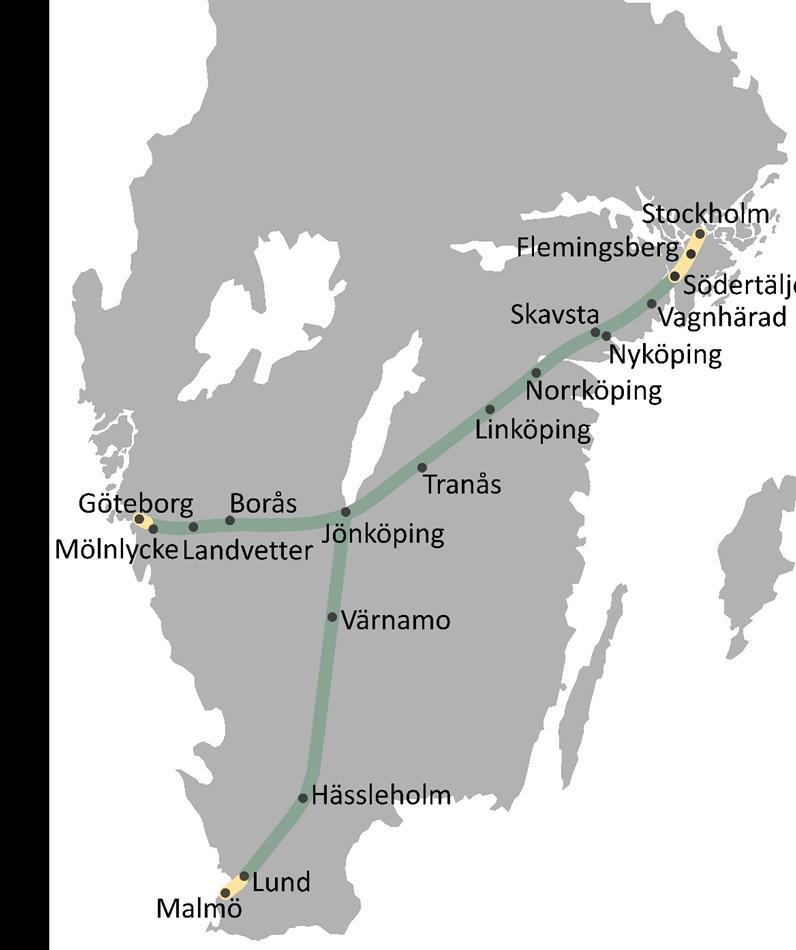 Många aktuella utredningar - exempel OPS Finansieringsformer Förbindelse Öresund, trafikprognoser o kommande behov Åtgärdsvalsstudier Linköping-Borås, Jönköping-Malmö Åtgärder mot storstäder