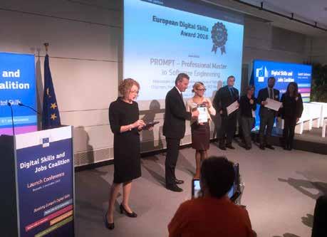 EXPERTKOMPETENSPROGRAMMET PROMPT BELÖNAS MED PRIS AV EU I konkurrens med 250 andra europeiska projekt har det av KK-stiftelsen finansierade Expertkompetens programmet PROMPT, som leds av Mälardalens