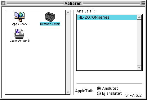 Steg 2 För användare av -kabel För användare av Mac OS 9.1 till 9.2 Ansluta skrivaren till din Macintosh och installera drivrutinen 1 Sätt i cd-romskivan i cd-romenheten. Öppna mappen Mac OS9.