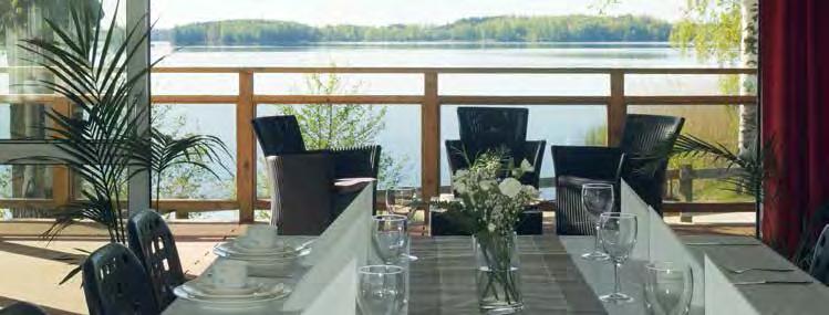 Restaurant Restaurant Mårdslycke sits at the edge of Lake Tiken with indoor and outdoor seating and is open year round.