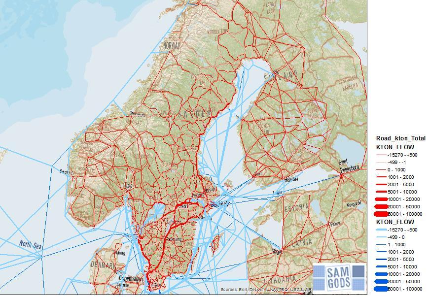 Känslighetsanalyser - Basprognos för godstransporter 2040 Utan bränsleskatteökning för